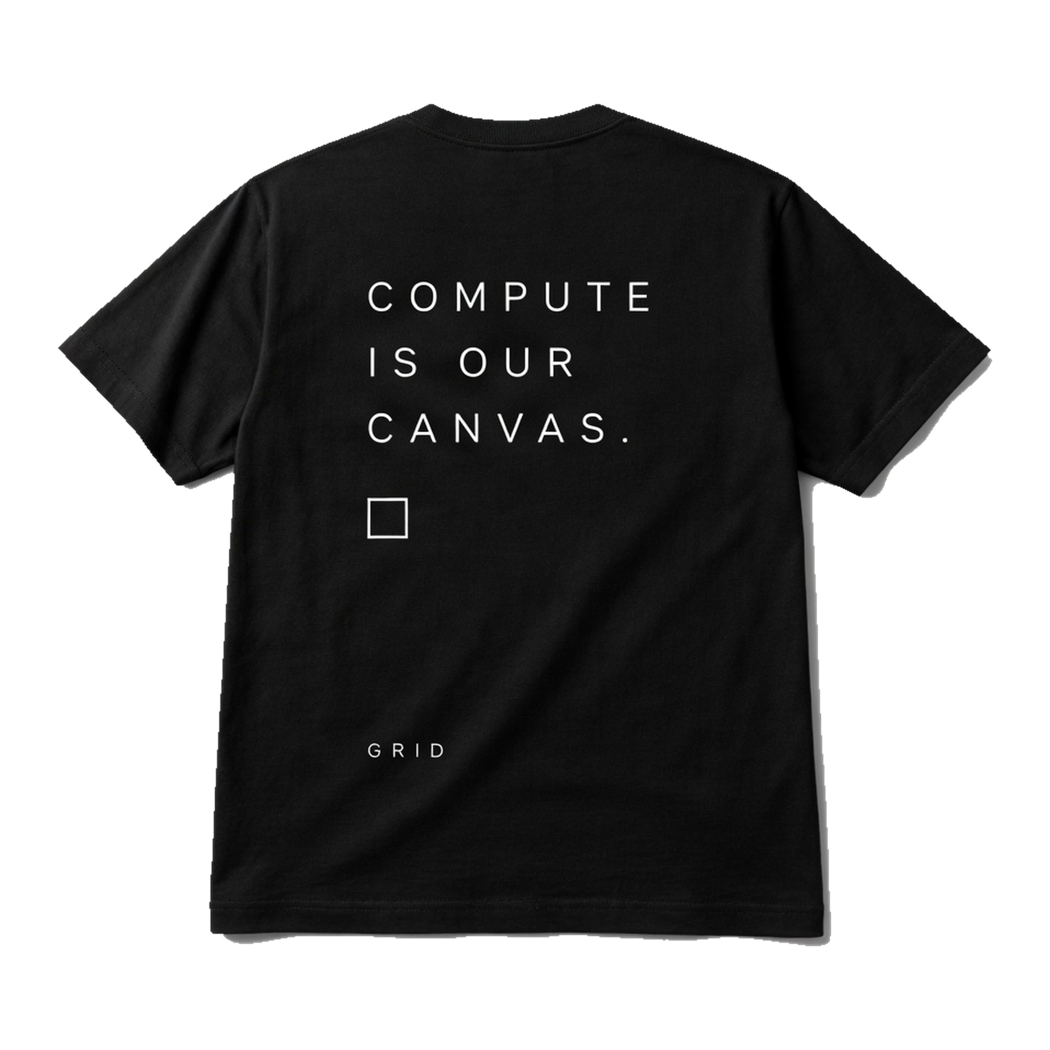 GRID Canvas tee — Compute is our canvas.