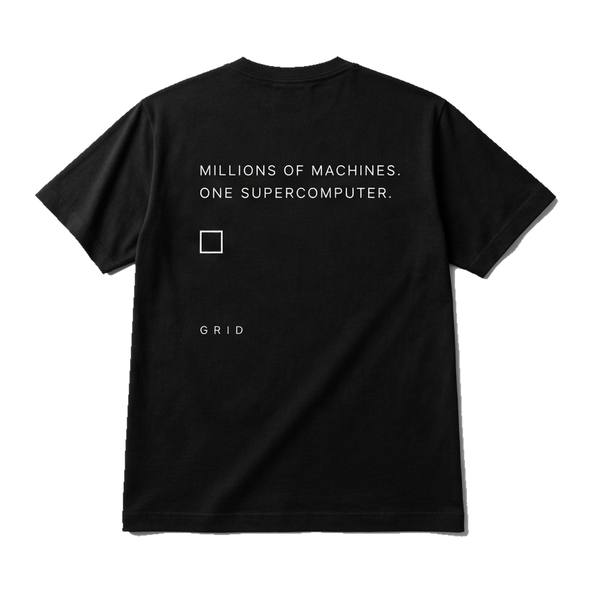 GRID Collective Power tee — Millions of machines. One supercomputer.